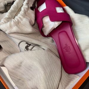 Hermes Pink Sandals